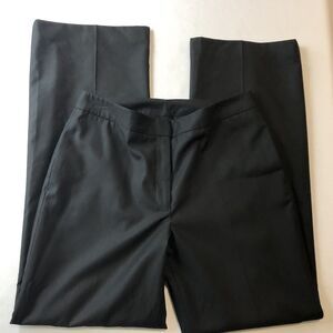 Kasper Dress Pants Women 8 Black Fully Lined Straight Leg Mid Rise Pockets